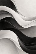 Monochrome Waves wall art – Black & White – UV printed on ECO Board by Wall Gallery Sri Lanka