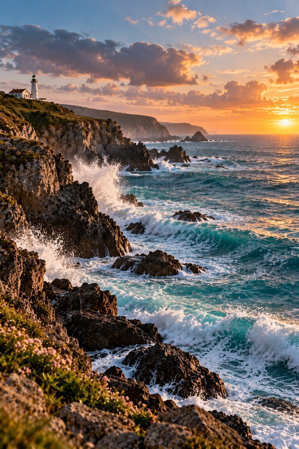 Rocky Coast wall art – Crashing Waves – UV printed on ECO Board by Wall Gallery Sri Lanka