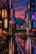 Tokyo Nights wall art – Japan – UV printed on ECO Board by Wall Gallery Sri Lanka