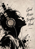 Brighter Mood wall art – Good Music – UV printed on ECO Board by Wall Gallery Sri Lanka