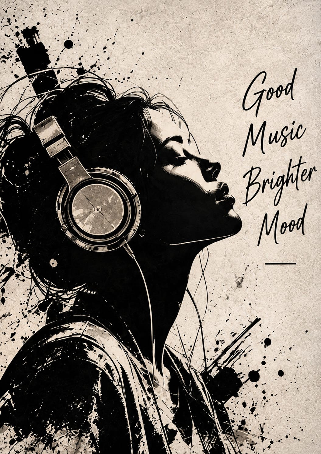 Brighter Mood wall art – Good Music – UV printed on ECO Board by Wall Gallery Sri Lanka