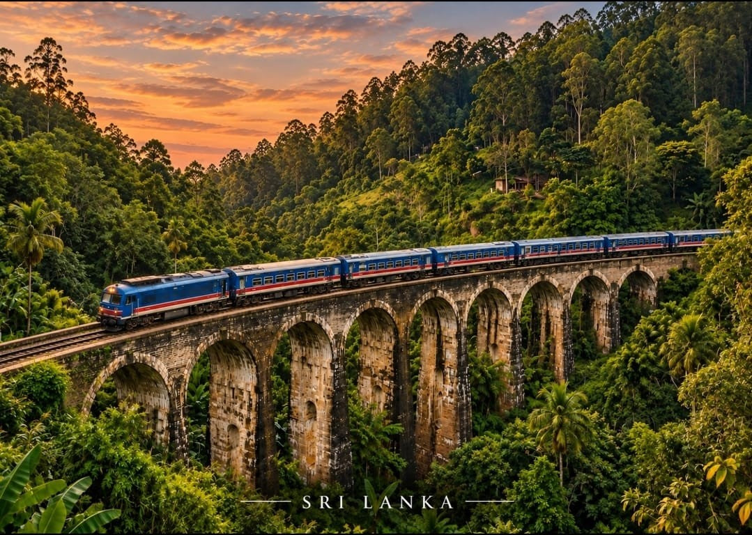 Nine Arches Bridge wall art – Ella – UV printed on ECO Board by Wall Gallery Sri Lanka