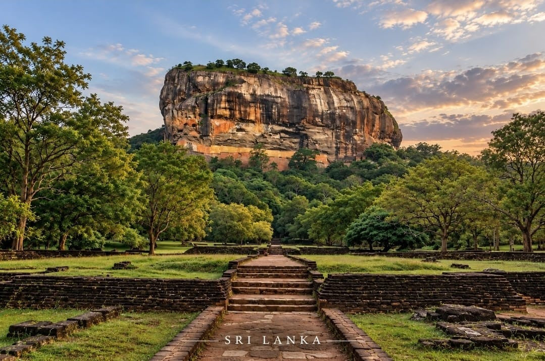 Sigiriya Rock wall art – Ancient Wonder – UV printed on ECO Board by Wall Gallery Sri Lanka